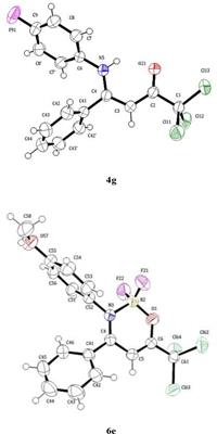 Novel Alkyl(aryl)-Substituted 2,2-Difluoro-6-(trichloromethyl)-2H-1,3,2-oxazaborinin-3-ium-2-uides: Synthesis, Antimicrobial Activity, and CT-DNA Binding Evaluations